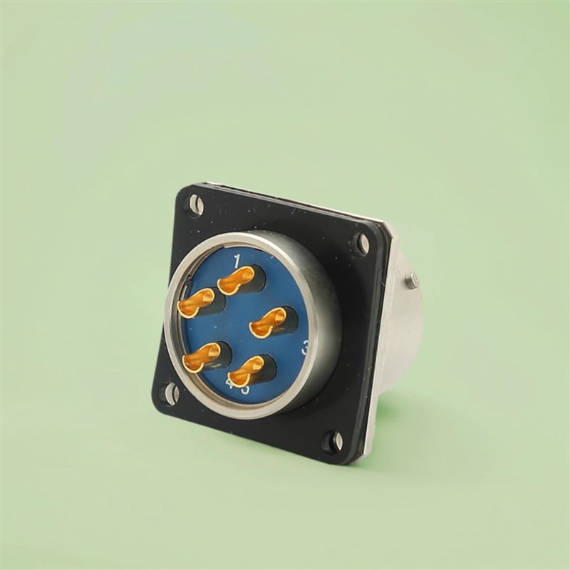 5芯圆形电连接器 XCG24F5K1D40/XCG24T5Z1P40航空插头座插接件