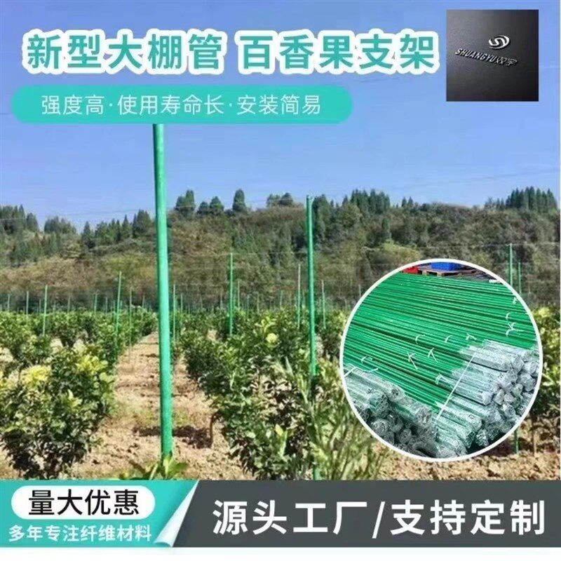 新型玻璃纤维管 百香果立柱,丝瓜棚架,遮阳立柱海养生殖排