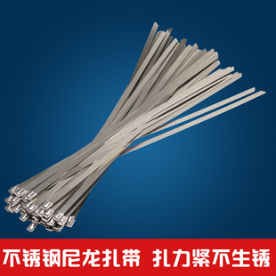 约100根多种规格可选 250mm 304不锈钢扎带 金属扎带船用扎带7.9