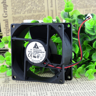 EFB0824EHF 艾默生CT变频器 8032 0.35A 散热风扇 24V 全新台达