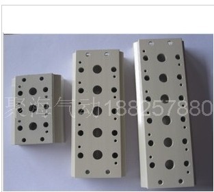 气动元件TG2521 4V210-08电磁阀底座2分汇流板200M2F-20F全规格