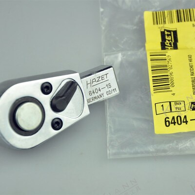 德国哈蔡特HAZET 插入式大飞可逆棘轮头6404-1S 快脱式 汽修工具