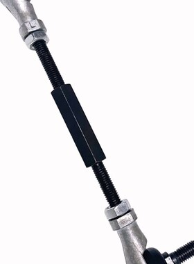 鱼眼连接杆轴承关节万向球头拉杆接头正反丝牙双头螺纹杆SQ10弯杆