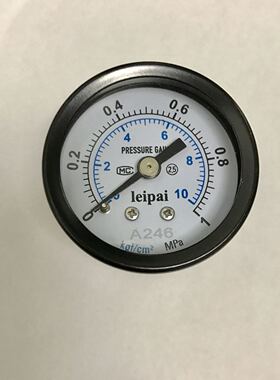 轴向压力表 压力1mpa 10kgf/cm2 直径 41mm~42mm Y-40Z pressure