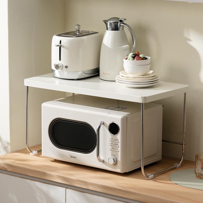 厨房微波炉架置物架台面多功能储物烤箱电饭锅煲收纳神器收纳架子