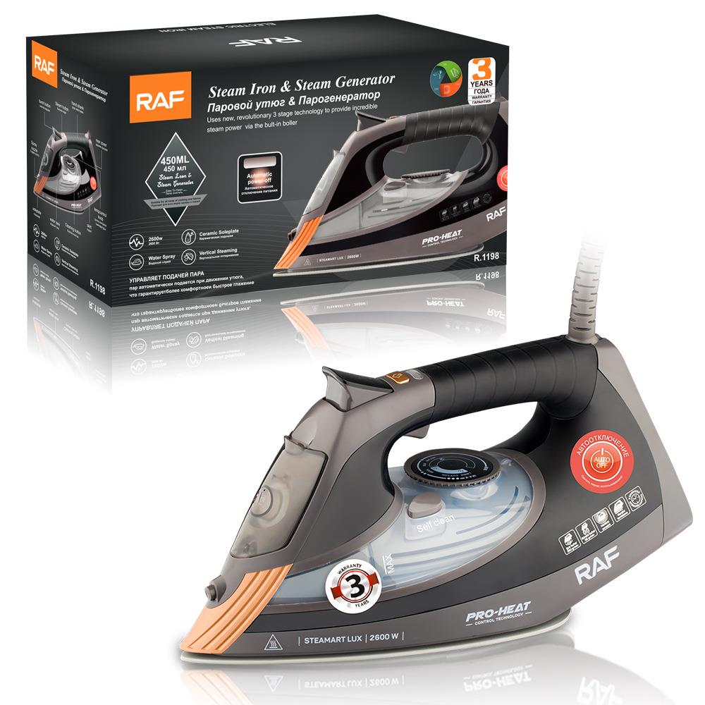RAF欧规爆款自动蒸汽电熨斗家用手持式全自动蒸汽电熨斗熨烫机