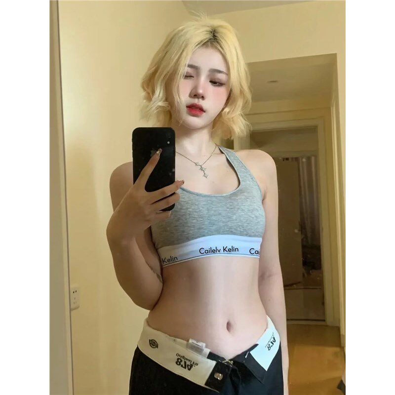 好物推荐舒适运动内衣女士背心式文胸无钢圈大胸显小胸罩美背薄款