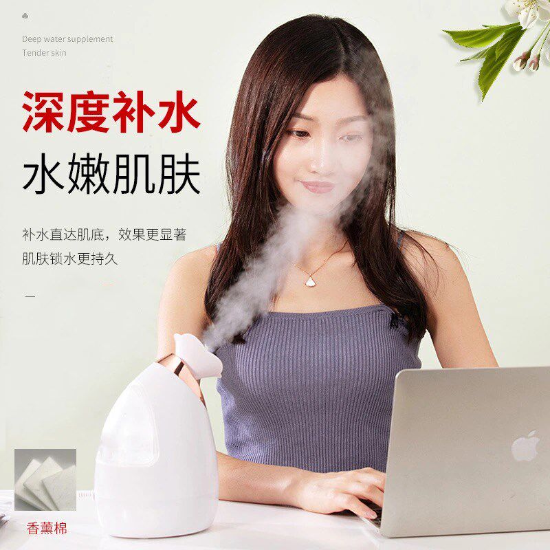 蒸脸仪家用纳米喷雾补水美容仪脸部打开毛孔热喷蒸汽机热敷熏脸器