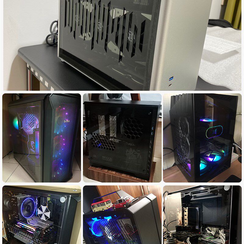 机箱亚克力有机玻璃透明透气面板盖板背板定制台T式电脑主机侧板