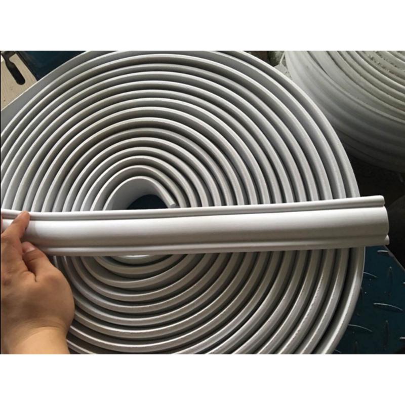 白色pvc弧形软线条 电视背景墙边B框装饰条 石膏防水吊顶美边PU线
