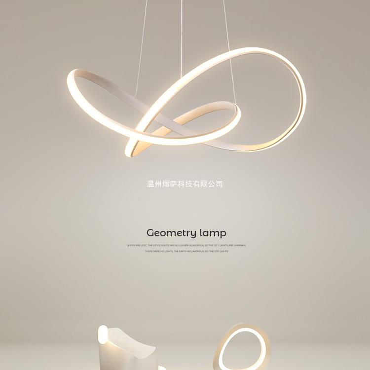 大气客厅灯led吊灯个性现代简约创意房间主卧室灯书房餐厅灯灯具