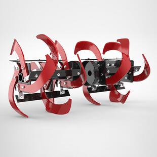 农用机械配件小型微耕机水旱加厚松土刀打地刀旋耕刀防缠刀总成