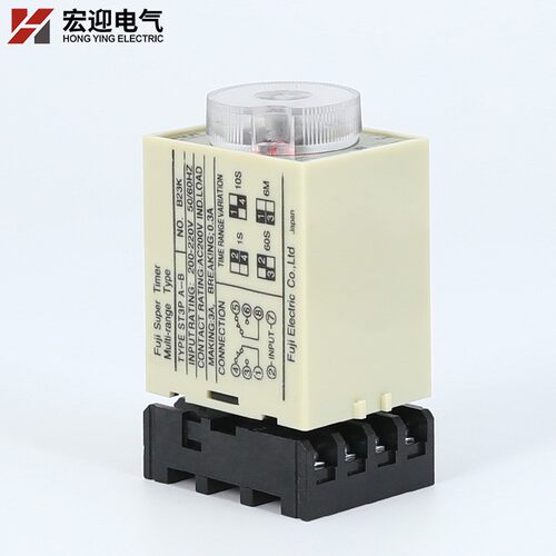 时间继电器ST3PA-B A C D 通电延时开启控制器AC220V 24v 380v小
