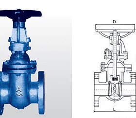 埃美柯6196B铸铁明杆法兰闸阀DN50---DN300铜芯明杆Z41T-16