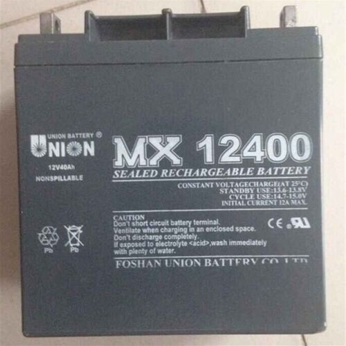 韩国友联蓄电池MX12400 友联太阳能蓄电瓶储能12V40AH 直流屏包邮