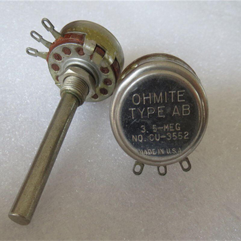 进口美国OHMIC古董AB 3.5兆胆机电位器柄长51MM圆柄