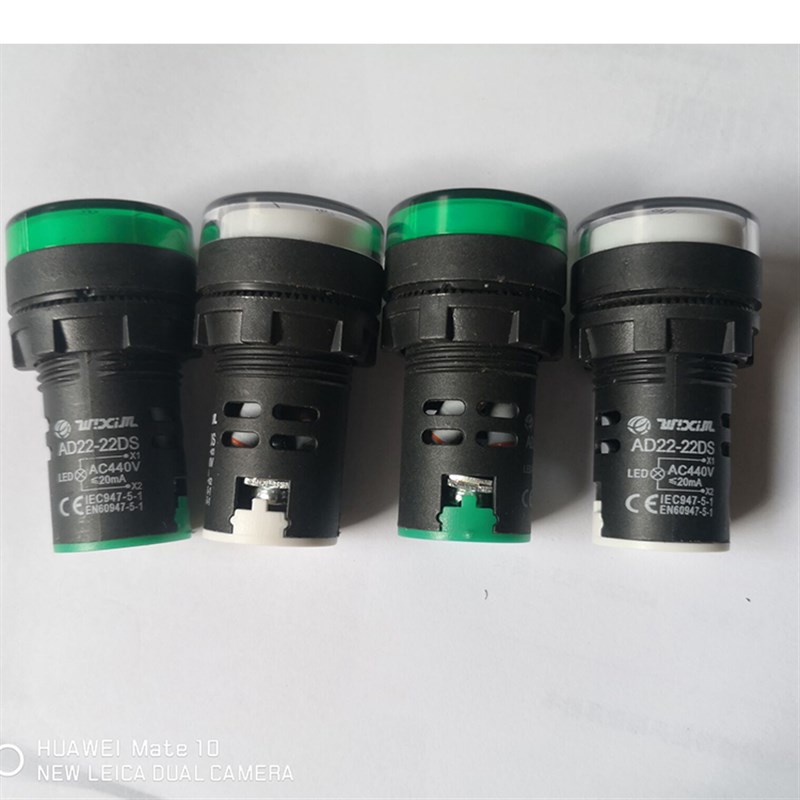 AC440V 信号灯指示灯 红绿黄蓝白 AD22-22DS 高亮信号灯指示灯LED