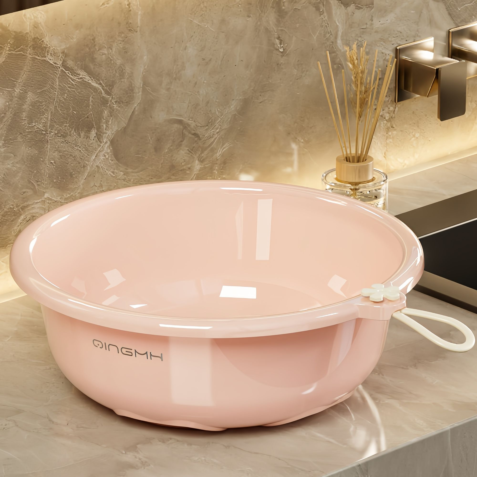 洗脸盆可悬挂大号盆子家用加厚婴儿童专用洗屁屁洗衣盆耐用塑料盆,家庭/个人清洁工具,脸盆,淘宝优惠券,粉丝福利购,淘宝优惠卷