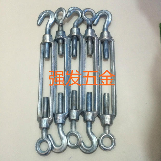 镀锌花兰螺丝 花兰螺丝 钢丝绳拉紧器 收紧器 开体花兰M24