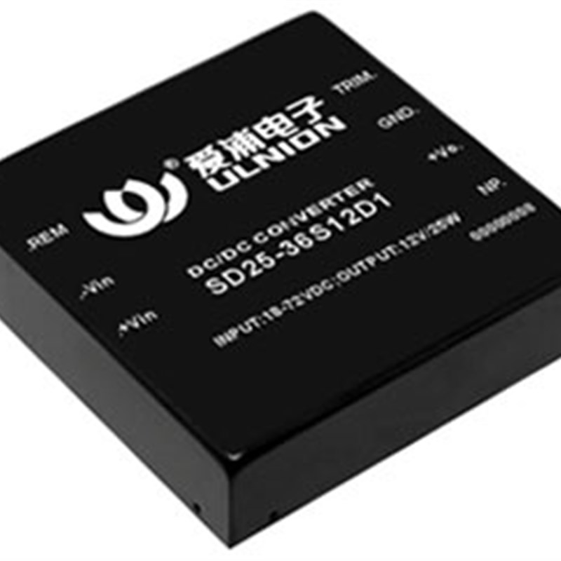 SD25-36S05D1 18-72V转5V 超宽输入单路输出 25W DC-DC 电源模块
