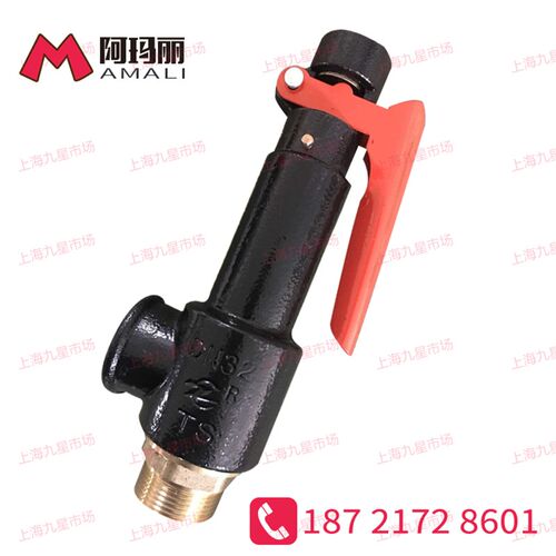 弹簧式安全阀A27W-16储气罐DN15 20 25 32 40 50锅炉安全阀泄压阀