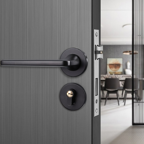 玥玛两件式锁 室内卧室房门锁美式化妆室实木门门把手房门锁门把