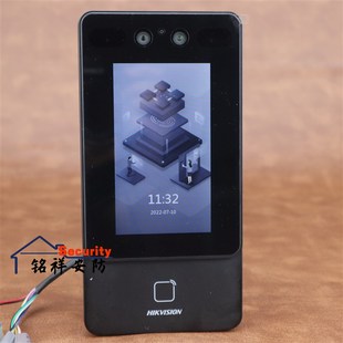 海康威视人脸识别门禁一体机DS-K1T342M指纹+刷卡+密码考勤玻璃门