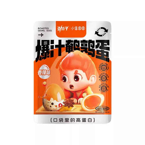 劲仔爆汁盐焗香辣即食鹌鹑蛋