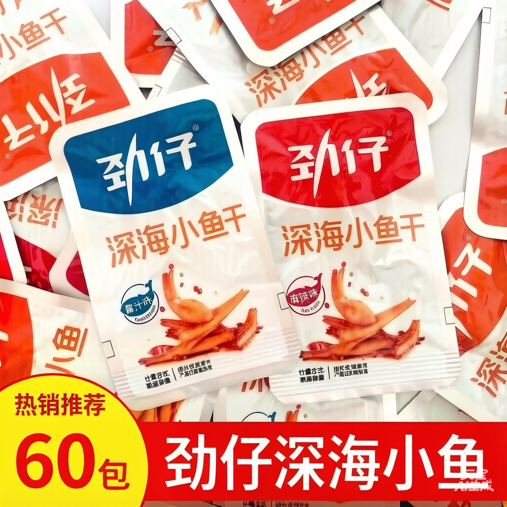 劲仔小鱼仔200包香辣麻辣小鱼干毛毛鱼湖南特产休闲即食小吃零食