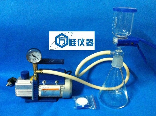 带真空压力表/500ML砂芯过滤装置/微孔过滤器/抽滤器/砂芯过滤器