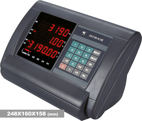 上海耀华XK3190-A15E电子平台秤计价称重仪表工业计数显示器大屏