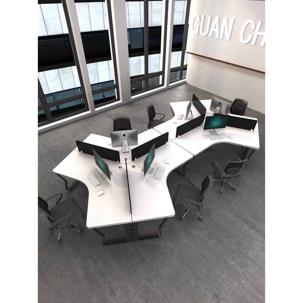 办公桌椅组合简约现代3/5/6人位屏风职员桌创意卡位办公室员工位