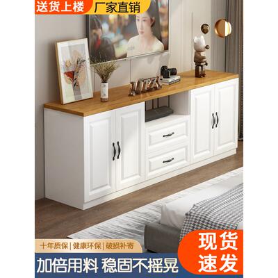 电视柜简约现代客厅家用欧式农村小户型卧室落地高款电视机边柜子