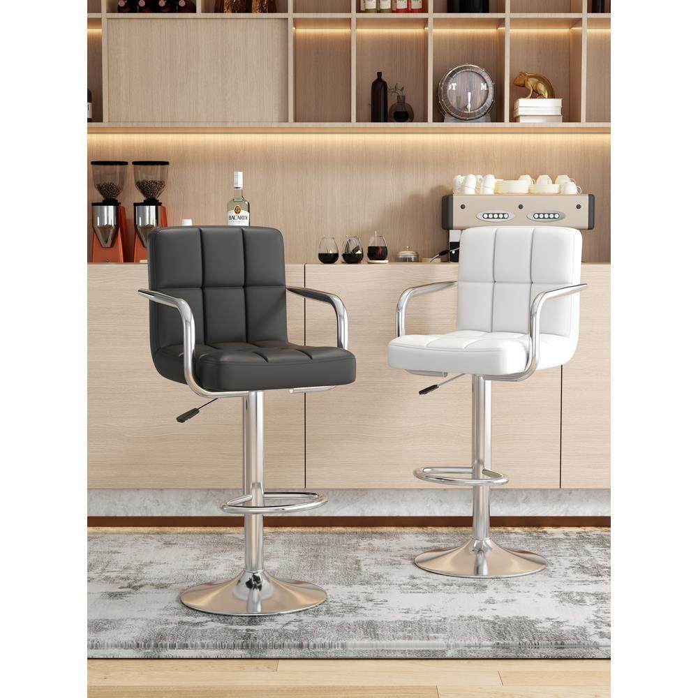 吧台椅子家用升降现代吧椅带靠背前台接待收银台酒吧椅简约高脚凳