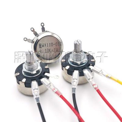 WX110带线免焊接线绕电位器 22R470R 1K 2K2 3K3 4K7 5K6 6K8 10K