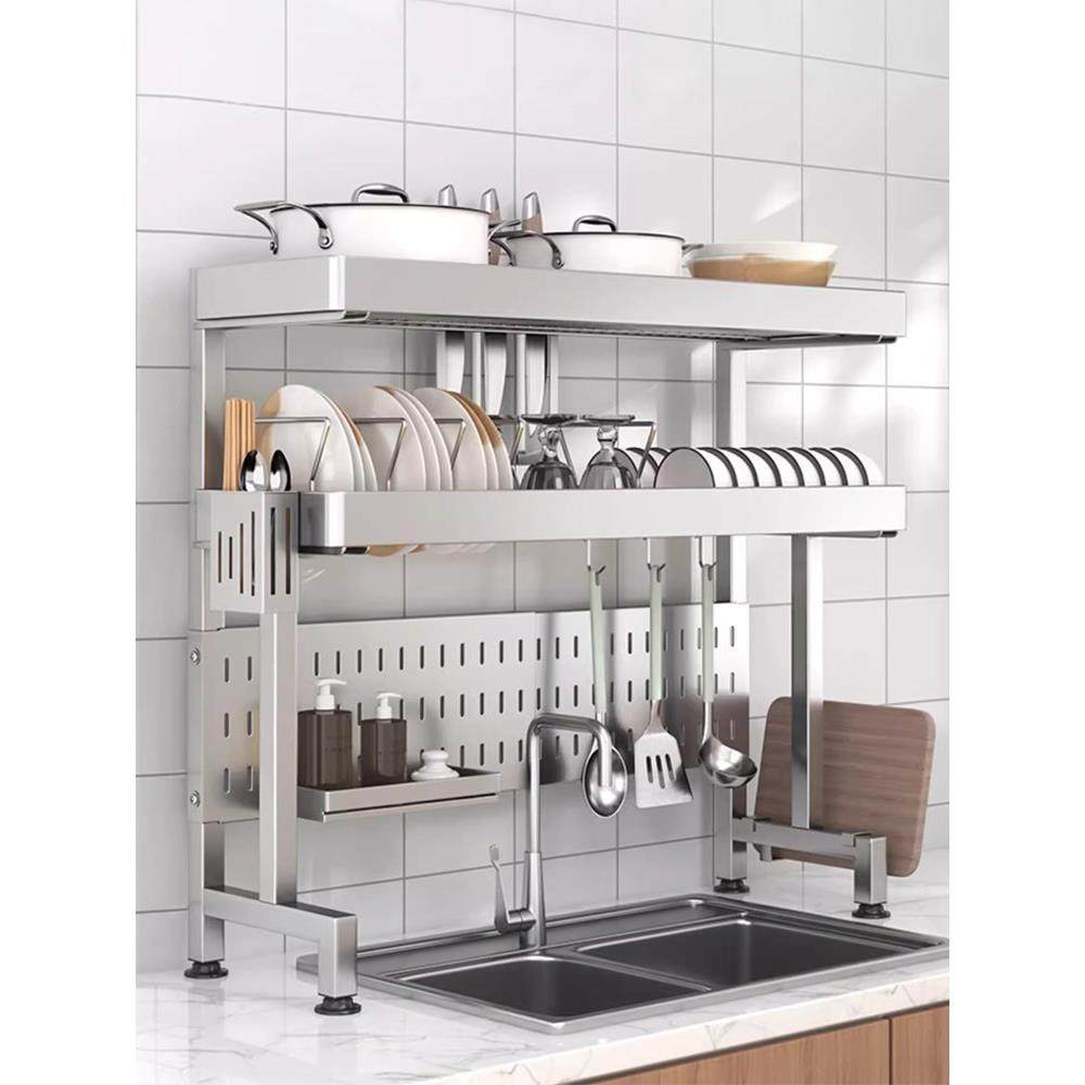 伸缩水槽架厨房碟架碟排架水槽储物架洗碗架不锈钢,厨房/烹饪用具,水槽置物架,淘宝优惠券,粉丝福利购,淘宝优惠卷