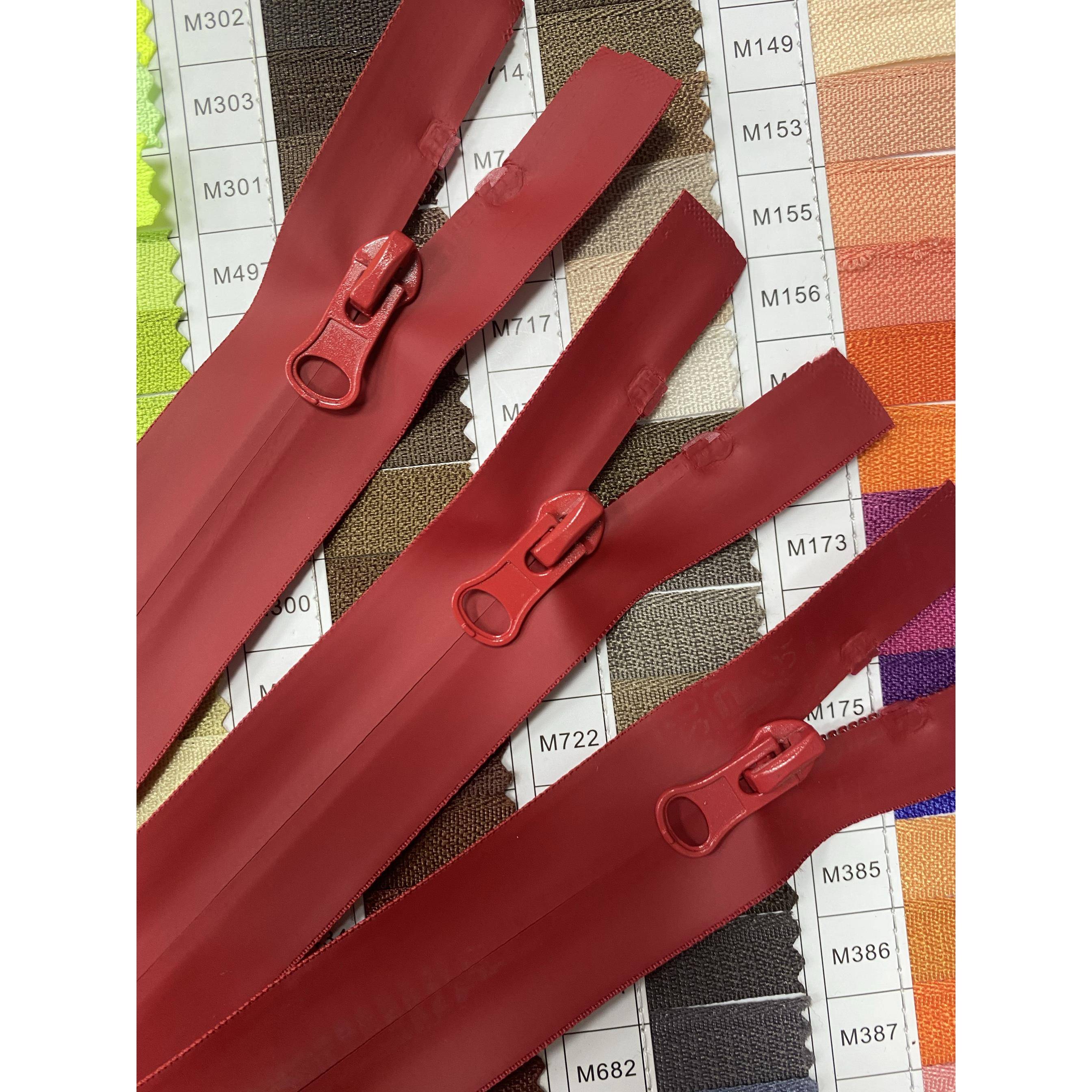 5号彩色防水拉链尼龙套头pu防水套头韩版冲锋衣外套包包拉链配