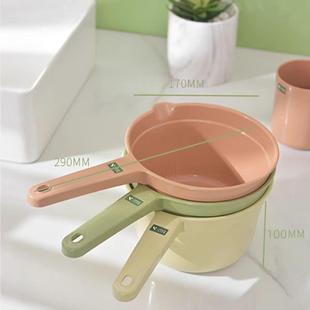 家用水瓢加厚塑料舀水勺厨房水瓢耐用长柄水舀浇水瓢浇花浴室水瓢