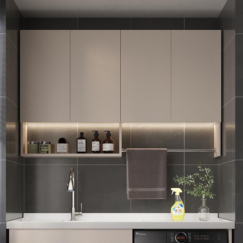 蜂窝铝阳台储物柜吊柜挂墙式厨房壁柜挂柜卫生间柜立柜防水柜定制