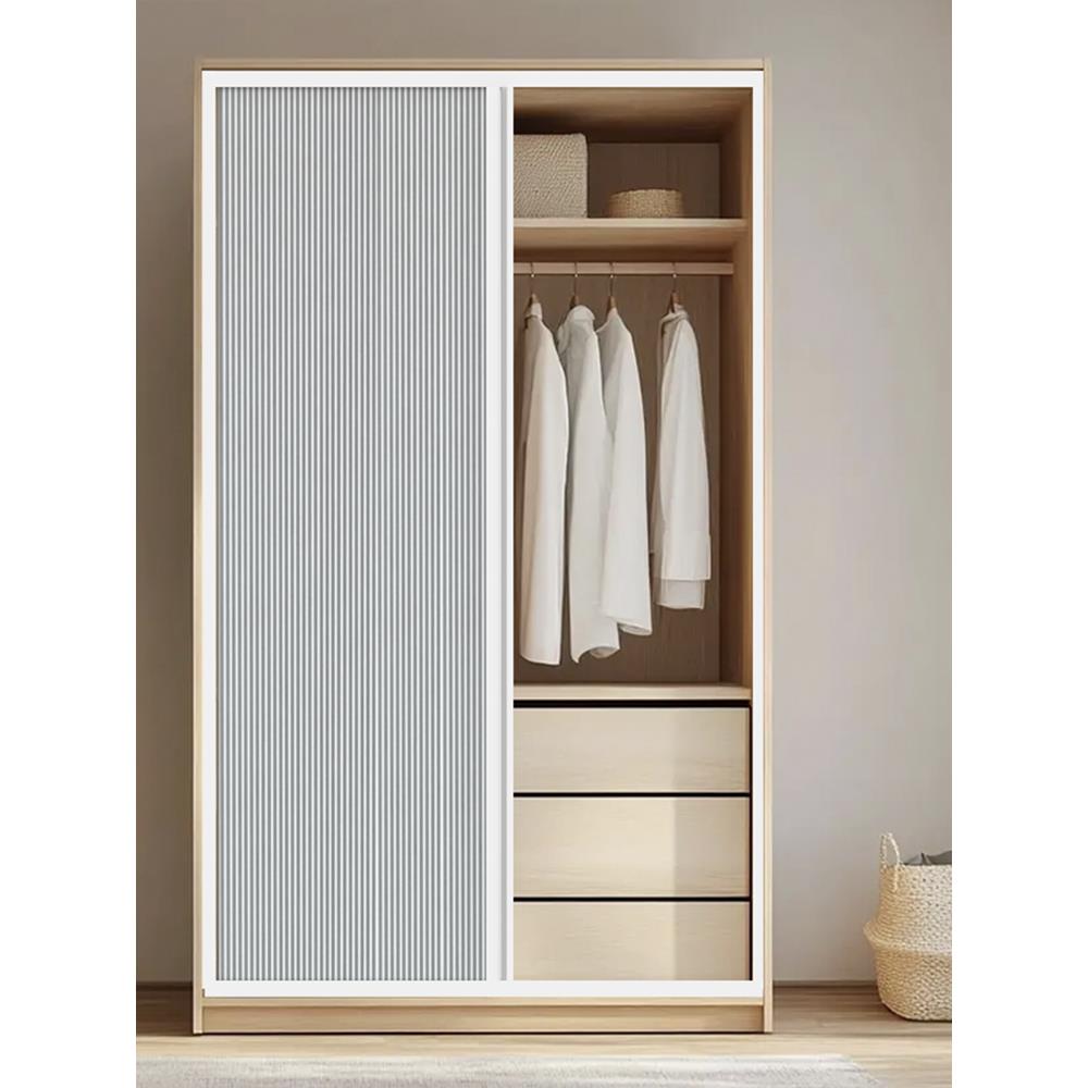 蜂巢折叠柜门定制 隐形推拉免安装厨房柜门 伸缩隔断橱柜门小户型