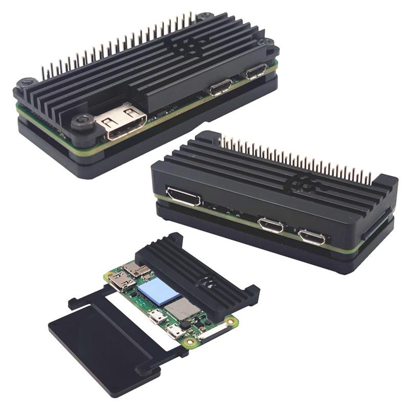 树莓派Zero WH/2W通用铝散热器金属固定外壳被动散热带导热贴