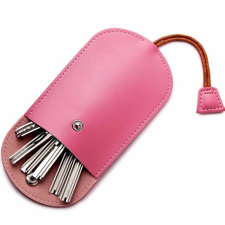 多功能钥匙包抽拉式迷你小巧家用锁匙包大容量电动汽车钥匙保护套