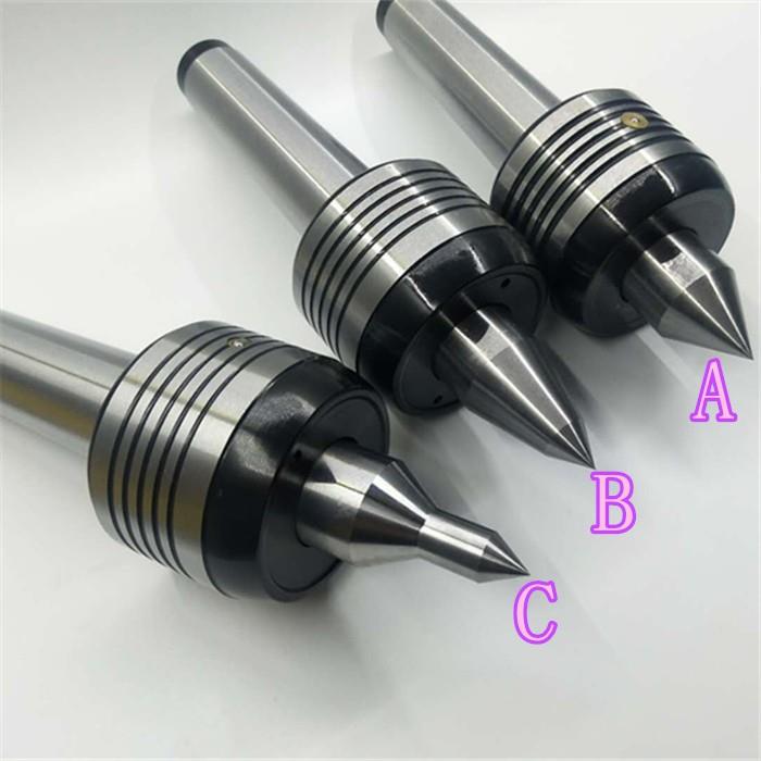 回转活动顶针车床尾座活回转 莫氏4号顶针合金钨钢头