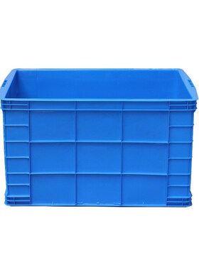 780塑料周转箱860*630*480D加厚带盖储物箱仓库工厂运输整理箱子