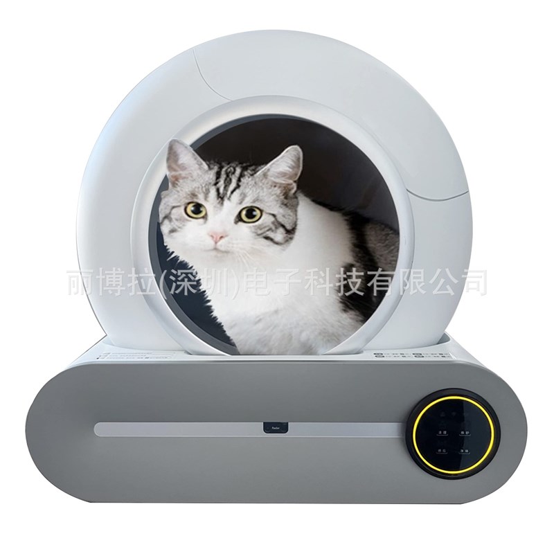 宠物厕所猫砂盆全封闭智能v清洁用品猫厕所防外溅自动铲屎机防夹