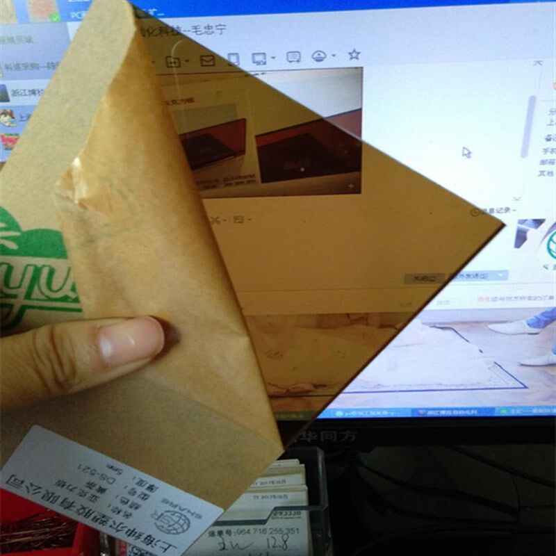 现货彩色透明亚克力板 荧光红玻璃青蓝J色绿色茶色橘黄色紫色加工