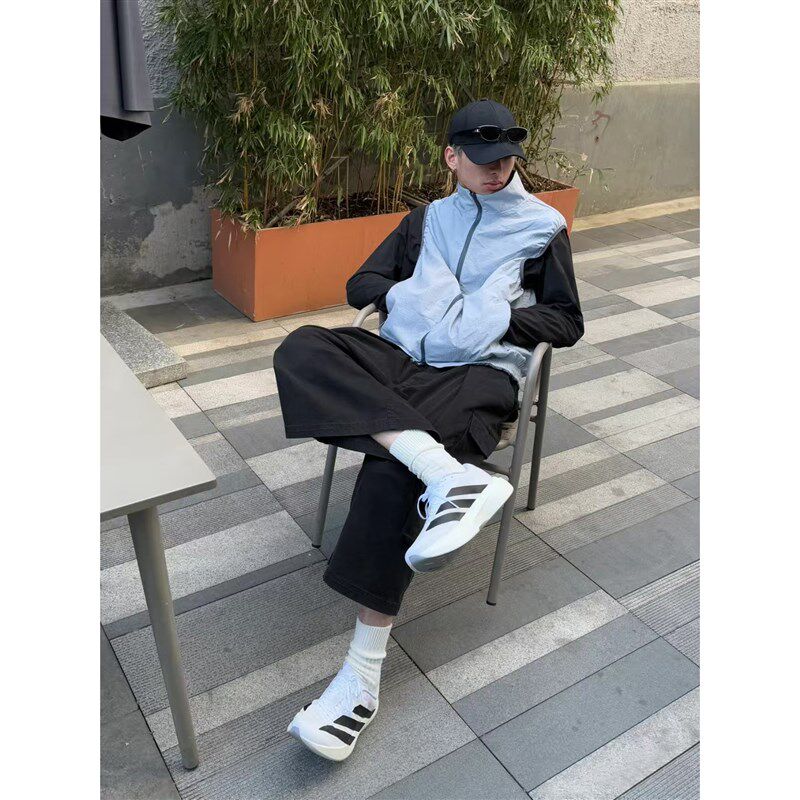 黑色跑步鞋2025新款夏季透气防滑耐磨轻便减震男女休闲 .百搭