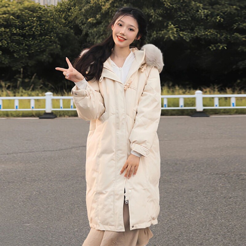 韩版大毛领设计感小众羽绒棉服女2024秋冬季新品洋气时尚保暖外套
