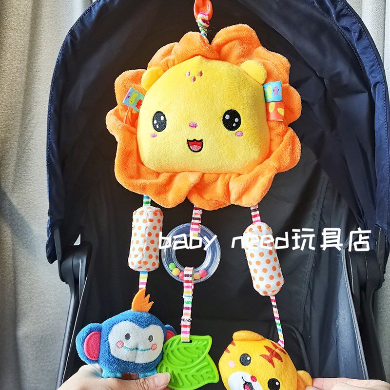 婴儿风铃车床挂 推车挂件摇铃车载汽车挂件宝宝玩家床铃安抚0-1岁