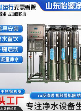 ro反渗透净水设备商用纯水机直饮过滤食品加工用机器纯净水怡源